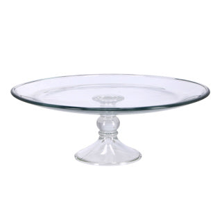 Royal Leerdam Cake Plateau Glass a pie 33 cm x 12.2 cm