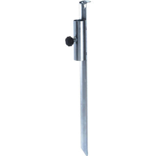 Soporte de Parasol 49cm, 498gr, metal con zinc