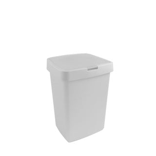 Sunware Delta Trash Can con válvula 25L White