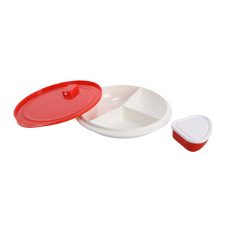 Rotho Microondeboard Deep 1 L Micro Papaya Red con caja