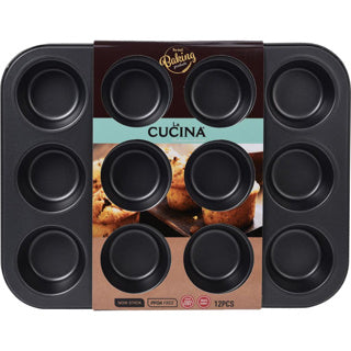 La cucina muffin Form 12 -Cakes Anti -Stick 35x26.5x3,5 cm