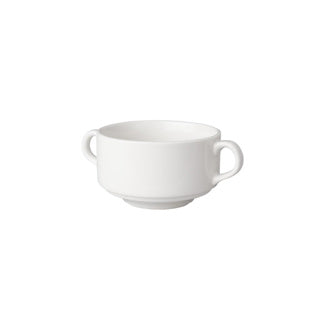 Cabeza de sopa porcelana blanca