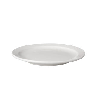 Placa 21 cm de porcelana os blanco