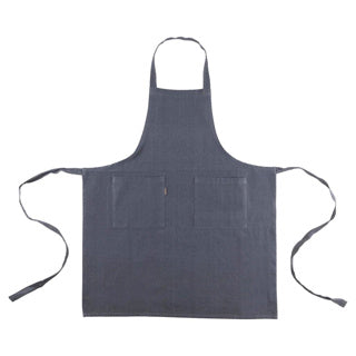 Linen Altro Apron Indi Gray 75 x 90 cm