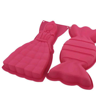 Príncipes básicos de hojalata para horno de silicona 17x3x32 cm rosa