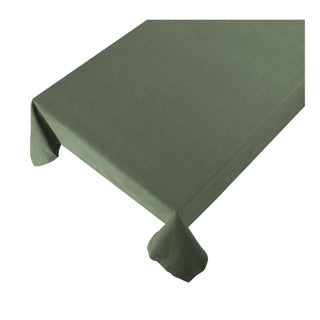 Lino más mantel Indi Army Green 140 x 250 cm