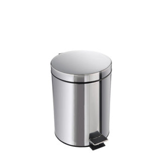 Bin in acciaio inossidabile a pedale 12 litri inclusa secchio interno