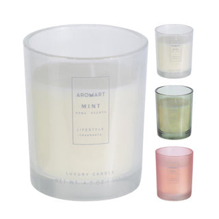 Vela perfumada de Aromart en Glass 3 surti