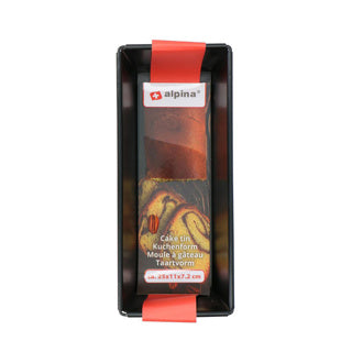 Alpina Cake Form 25x11x7,2 cm nero