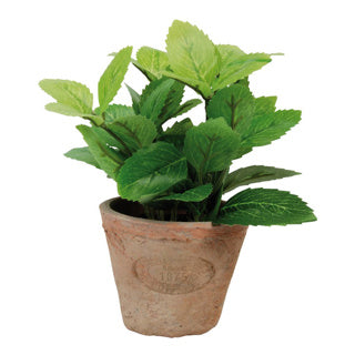 Esschert Design Artificial Plant Mint in pentola