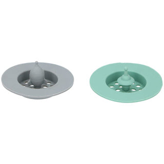 Cocina Elegancia Cocina Elegancia Tamiz de fregadero 7 cm 2 piezas Gris verde