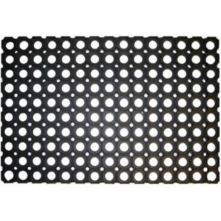 Poremat gomma nero con fori 60x40 cm