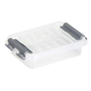 Cuadro de almacenamiento de línea Q-line 0.2 L transparente