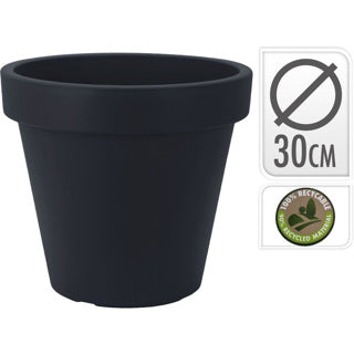 Ecken Lace Bloempot antracita EC alrededor de 30x26cm