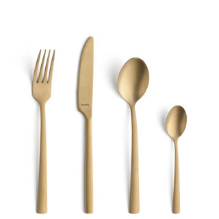 Amefa Manille Vintage Posate set in oro a 16 pezzi