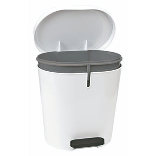 Sunware Zamora Pedal Bin 8 L White