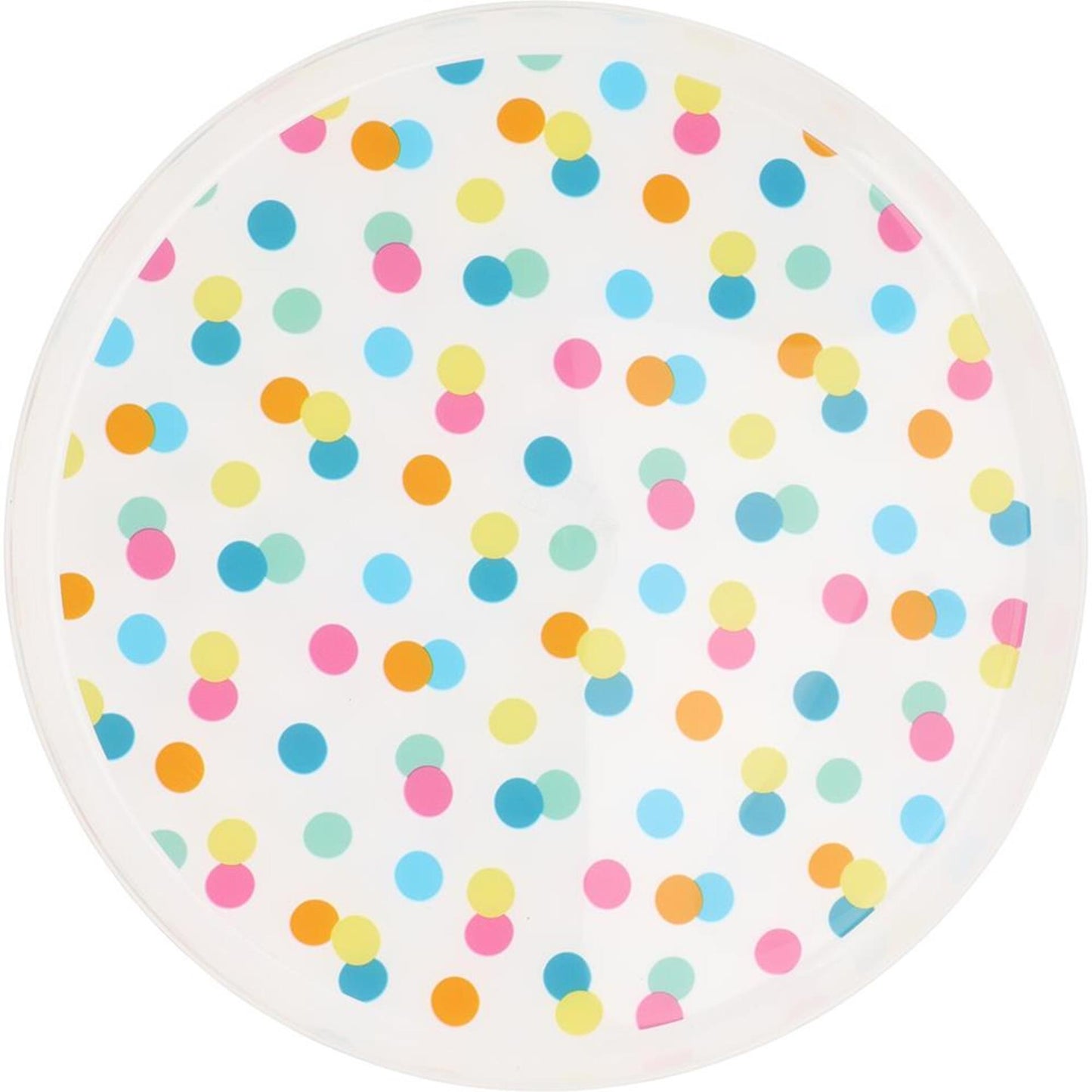 Placas con puntos 22.5 cm, 4st.