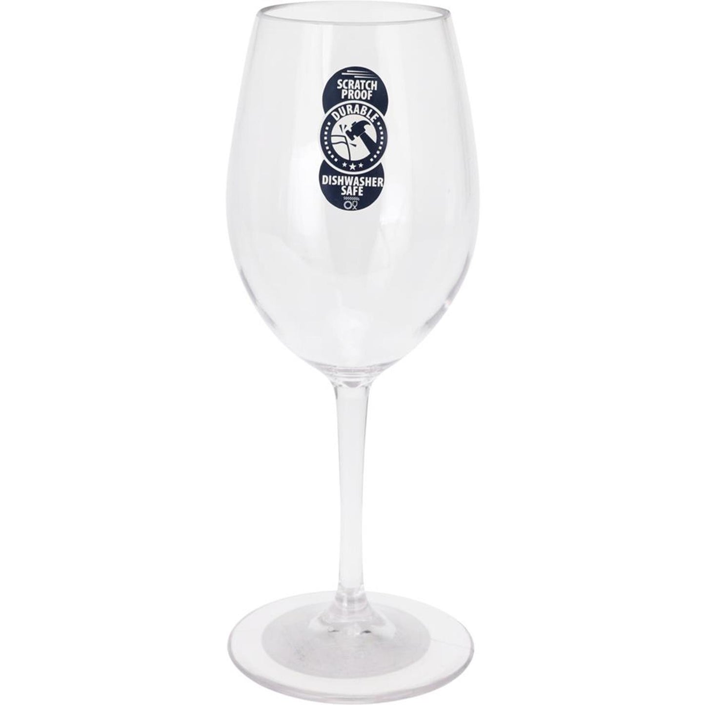 Eccellente casalingo bicchiere da vino in plastica 330ml ø8,2x21cm