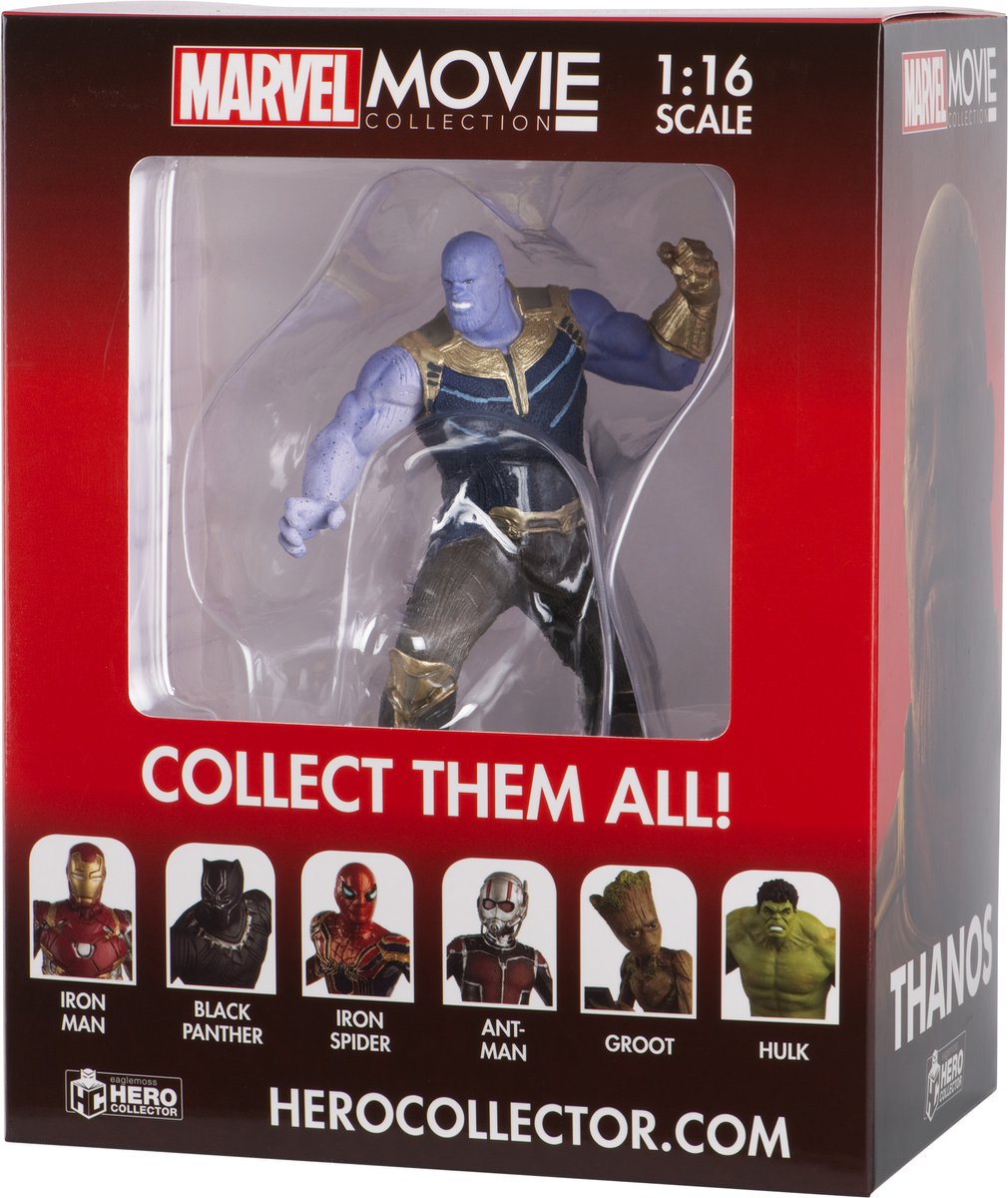 Collezioni Eaglemoss Marvel Movie 1:16 figurine - thanos (speciale) 18 cm
