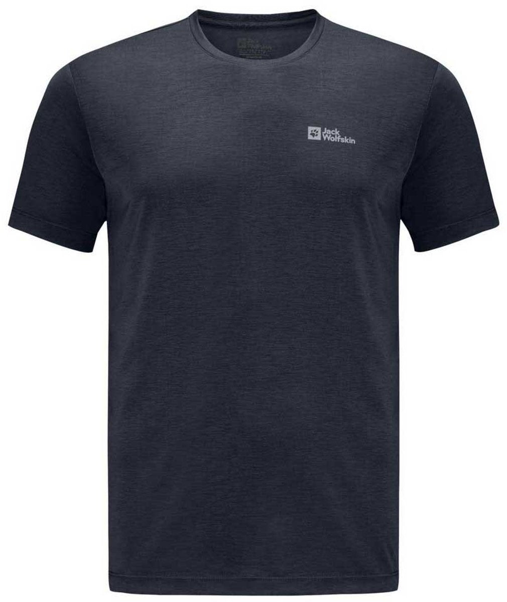 Jack wolfskin vonnan s s t m heren t-shirt-midnight sky