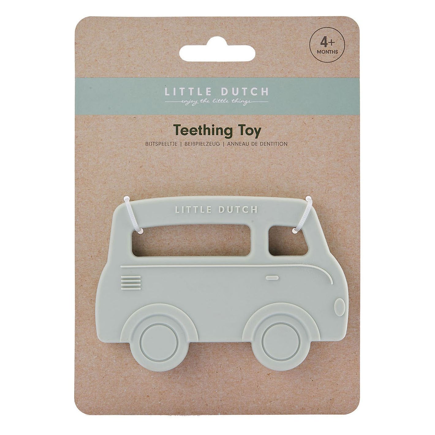 Little Dutch Silicone Bijtring Bus