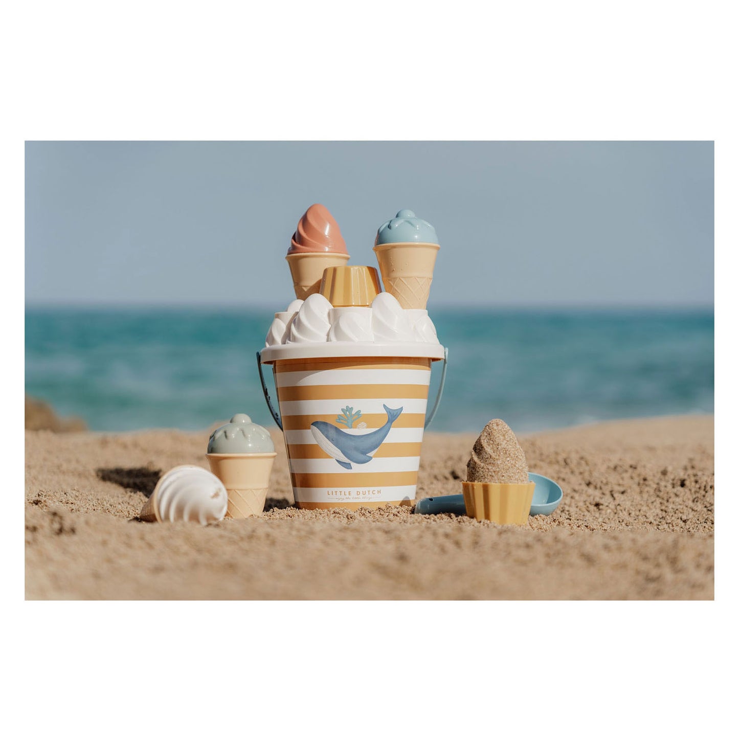 Piccolo set di set di gelati blu oceanici olandesi, 14dlg.