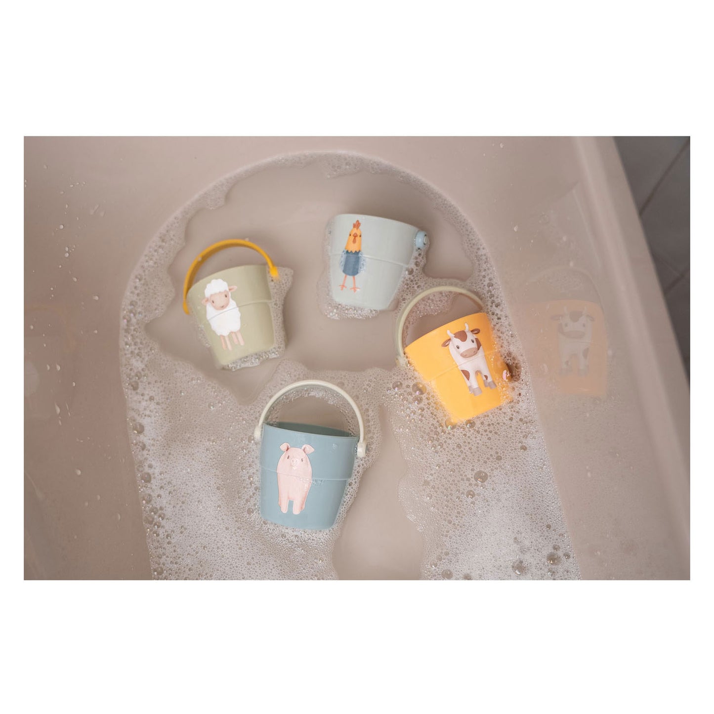 Little Dutch Farm Bathbekers 4 pezzi