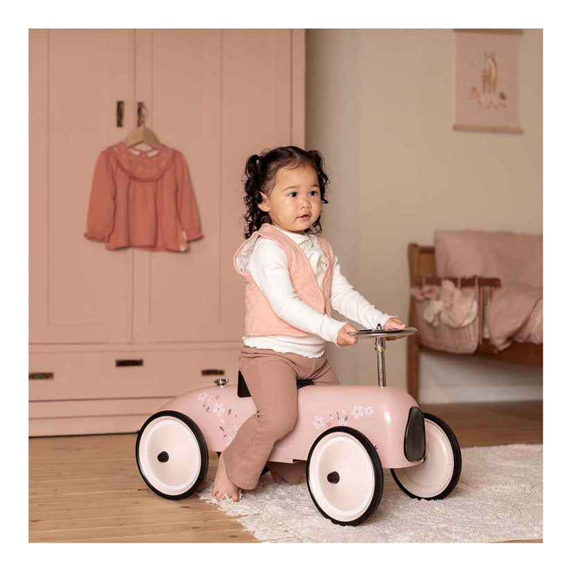 Little Dutch Retro Walking Car 75x40x40 cm Pink