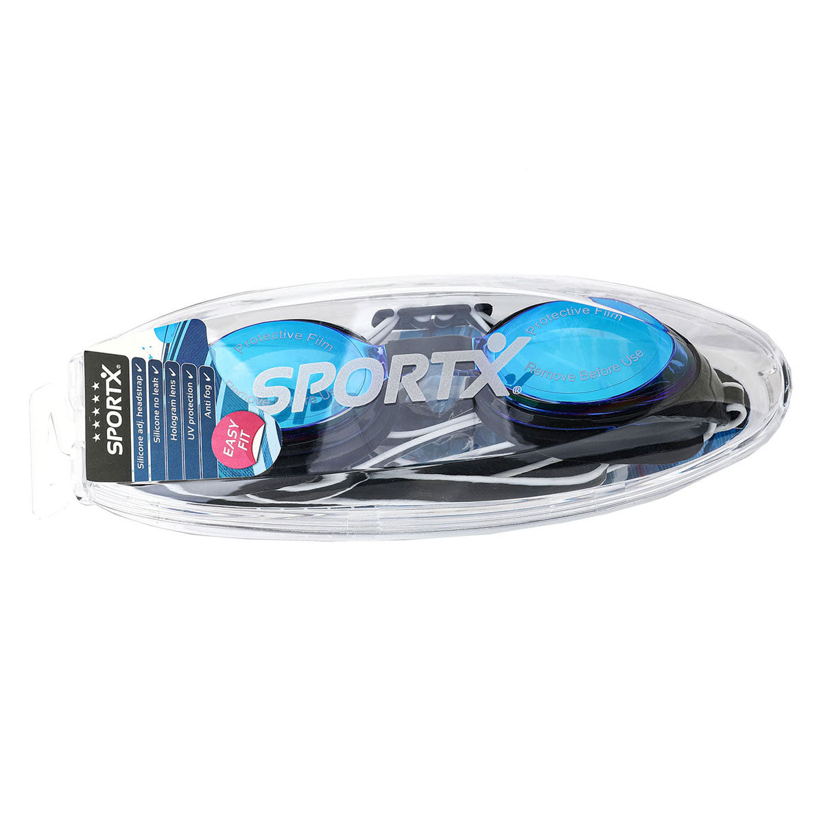 Sportx para adultos de natación holográfica en caja