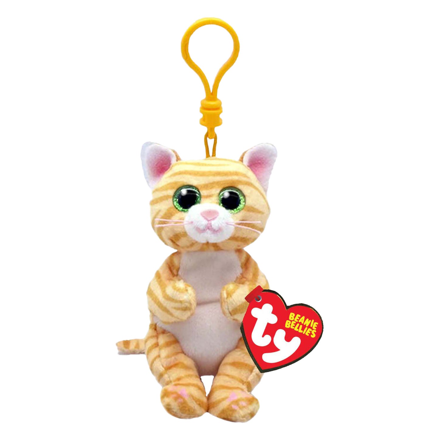 Ty Beanie Babies Bellies Clip Mango Cat, 10 cm
