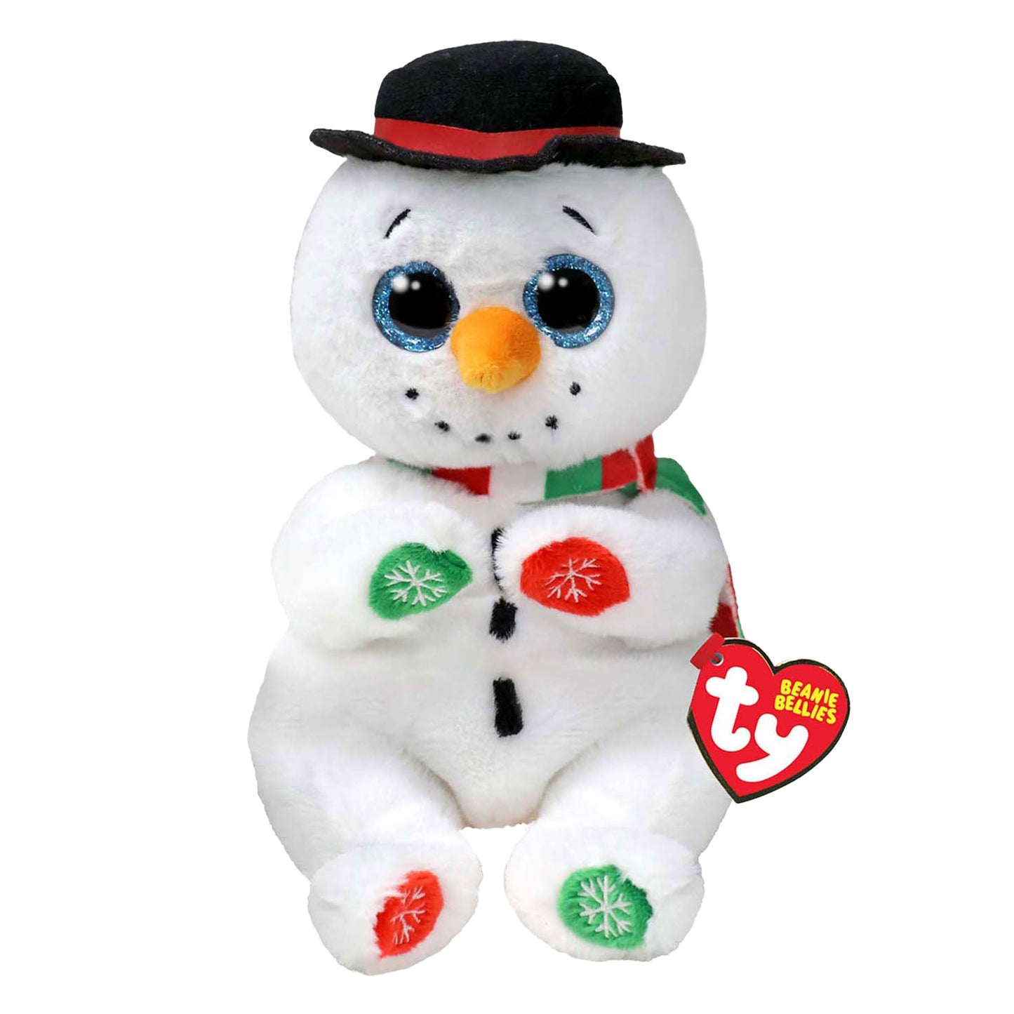 Ty Beanie Bellies Christmas Snowman Weaterby, 15 cm