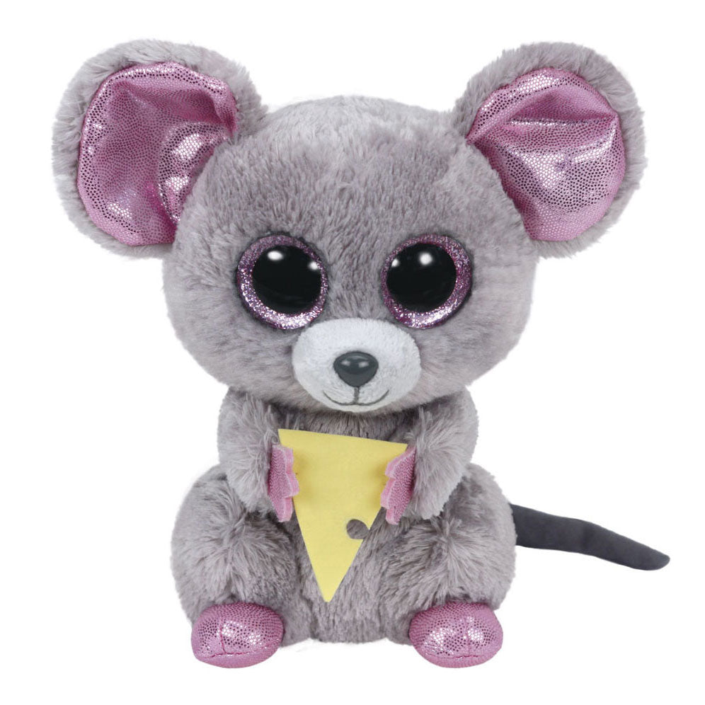 Ratón de chirriador de Ty Beanie Boo, 15 cm