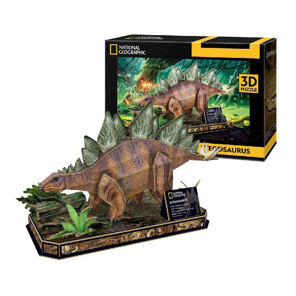Cúbico Fun 3D Puzzle National Geographic Stegosaurus