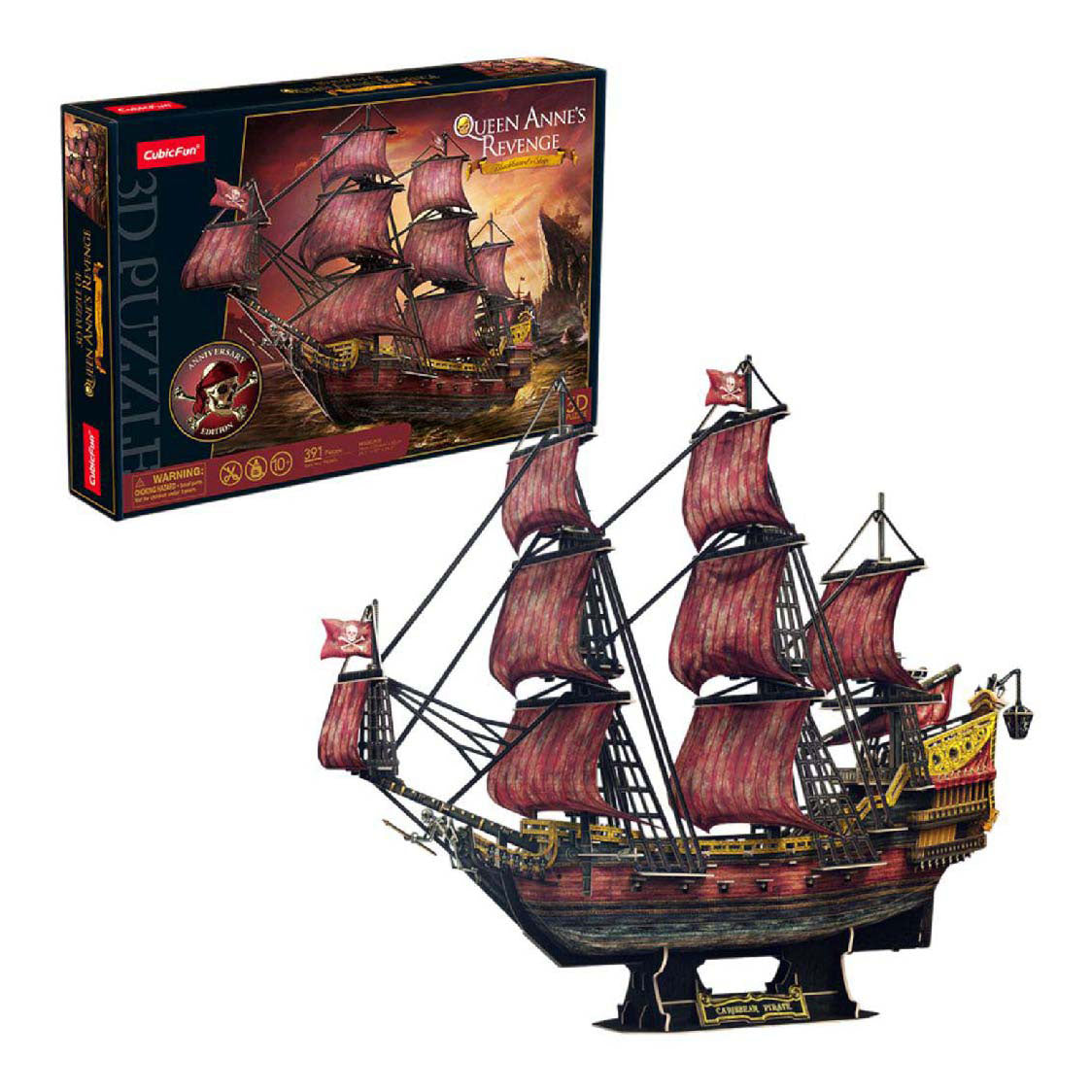 Divertimento cubico divertimento 3d puzzle regina anne vendetta