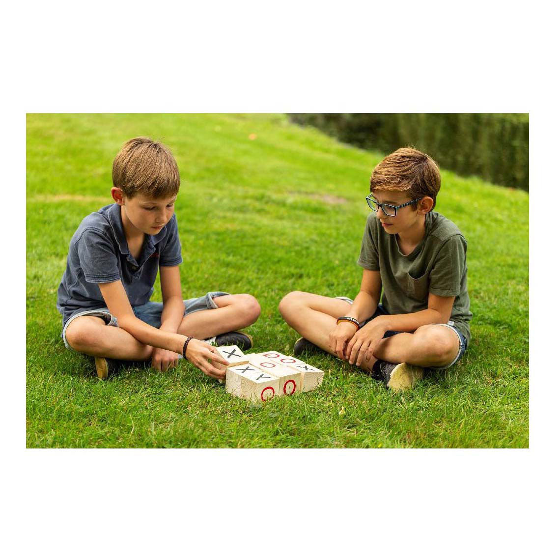 Outdoor Play Huevos de queso de mantequilla de madera