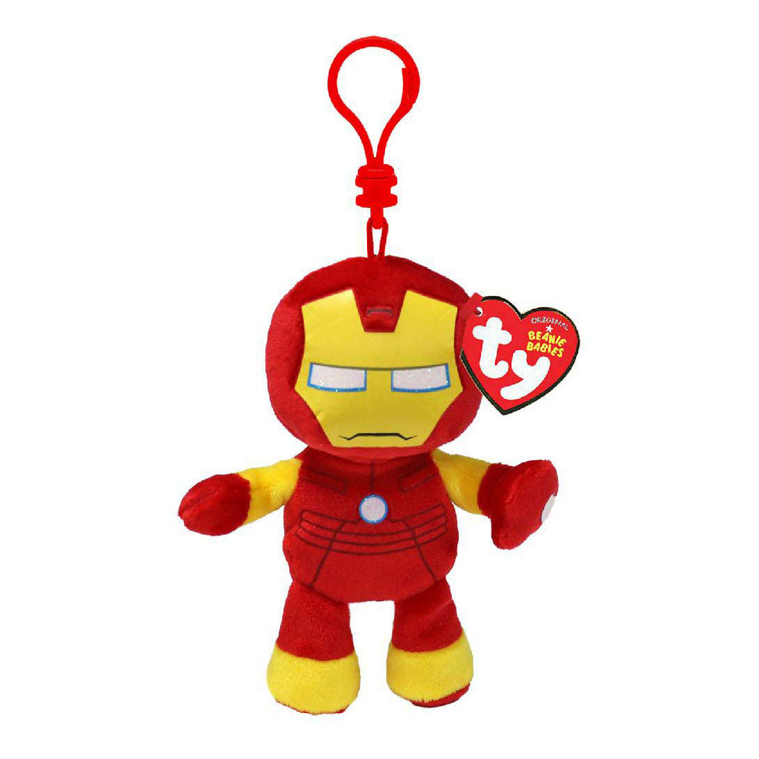 Ty Beanie Boo Keeychain - Iron Man