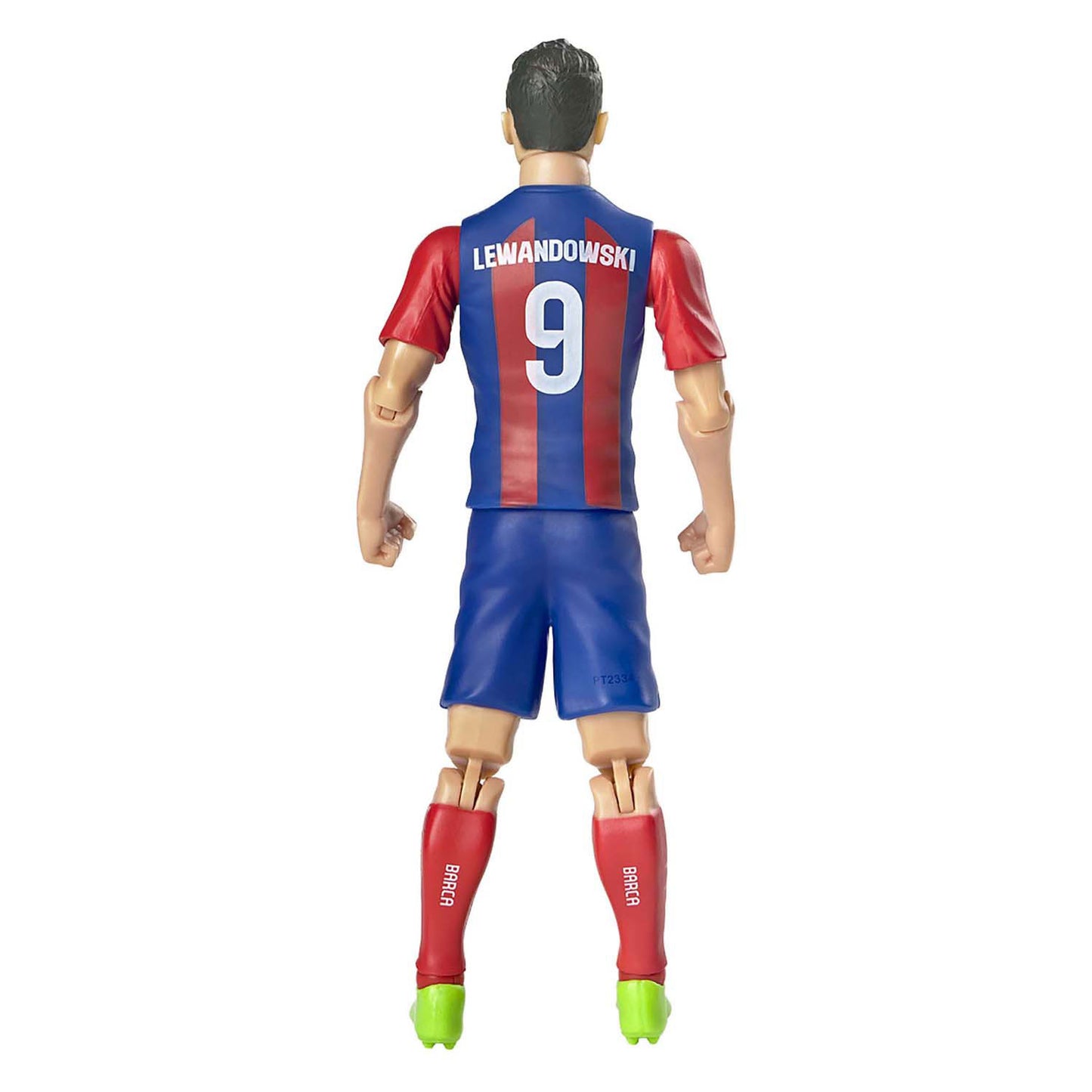 Sockers voetbalfiguur fc barcelona robert lewandowski, 20cm