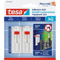 Clavo adhesivo ajustable Tesa 2x3kg