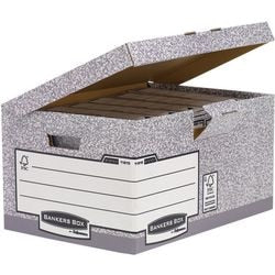 Scatole archivio fellowes bankers box maxi grigio 10 pezzi