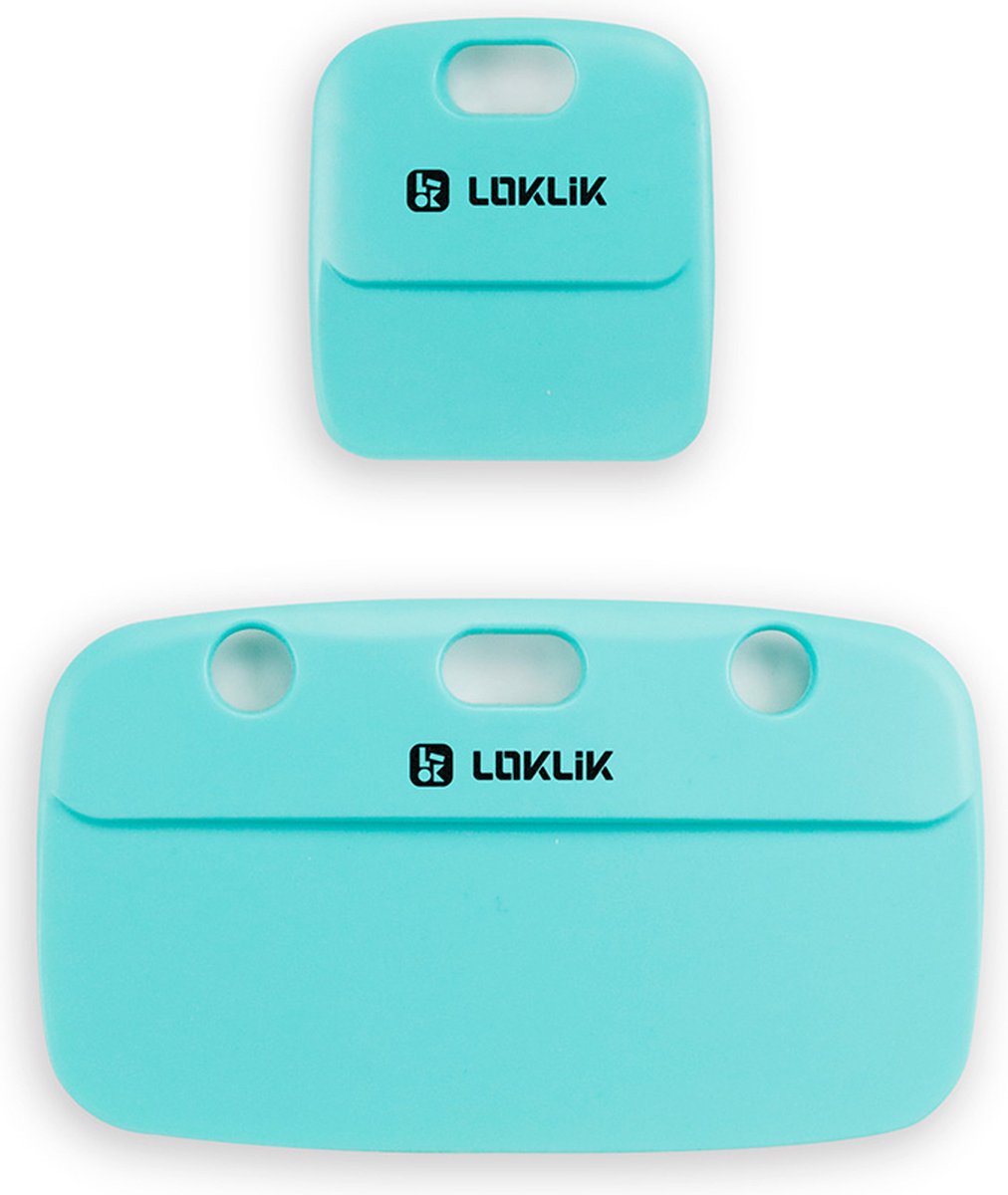 Loklik • set raschietti blu 2 pz.