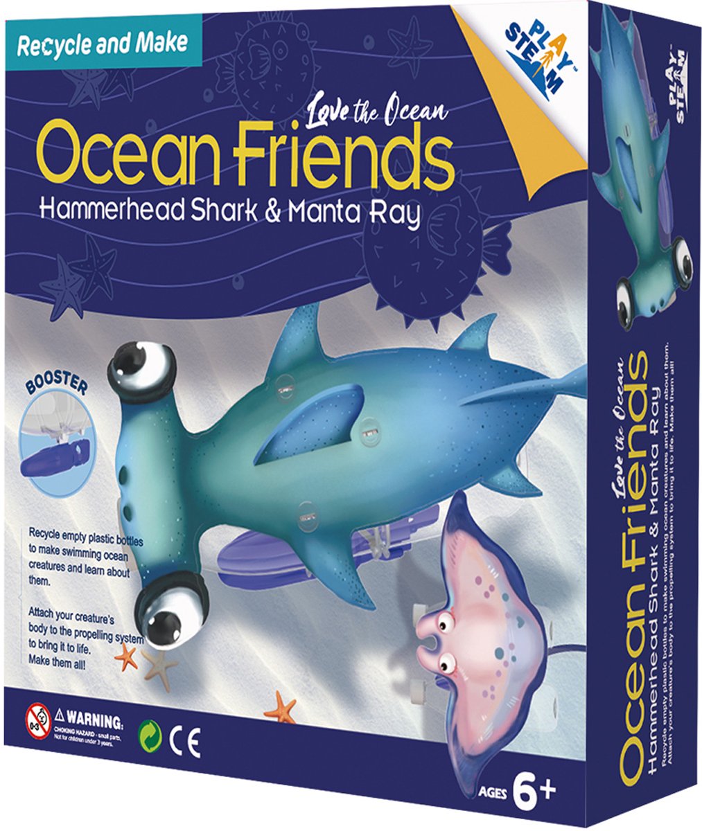 Playsteam - tiburón martillo mantarraya