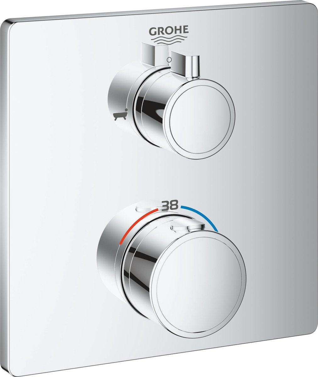 Rubinetto doccia incasso termostatico Grohe Grohtherm - deviatore vasca doccia - cromo