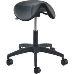 Taburete sillín eurosasientos negro
