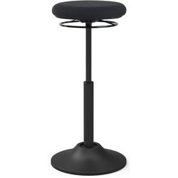 Sgabello sit-stand nero