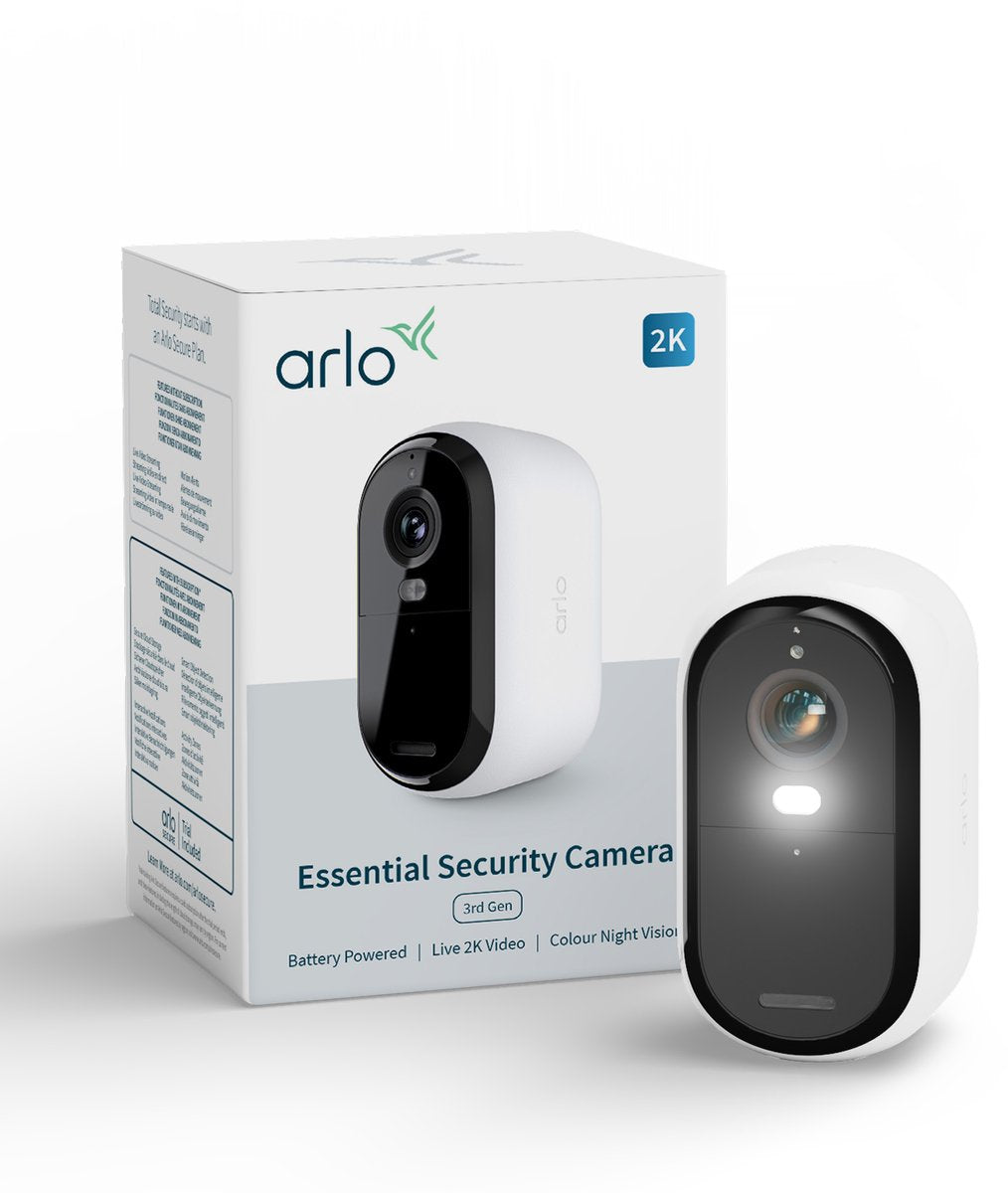 Telecamera di sicurezza Arlo Essential3 2K - 1 telecamera IP