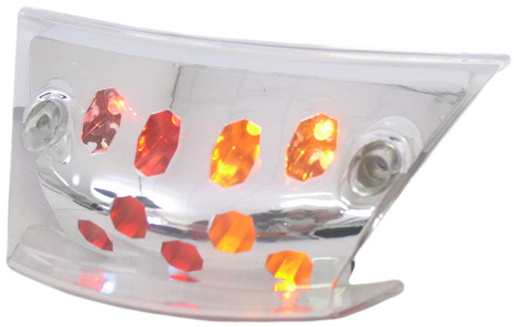 Edge Luz trasera 'Led' + intermitente Piaggio Zip 2000 con cristal transparente