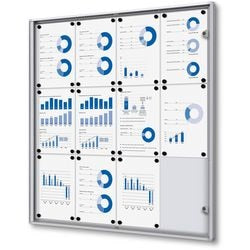 Vetrina Showdown scxs12xa4 economy alluminio 931 x 963 mm argento