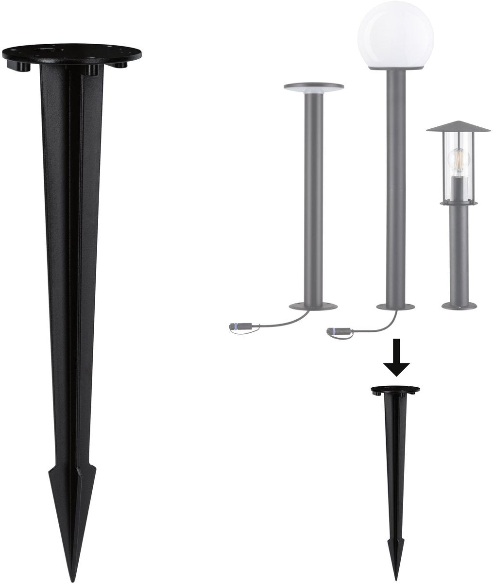 Paulmann bollard lamp accessories ground spike anthracite