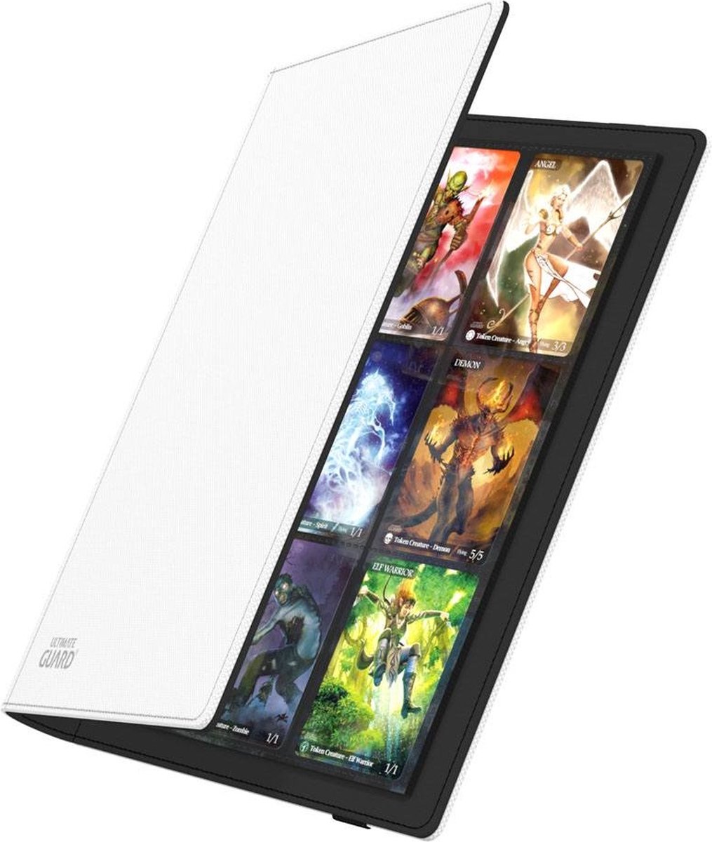 Ultimate guard flexxfolio 360 xenoskin 18 tasche - bianco