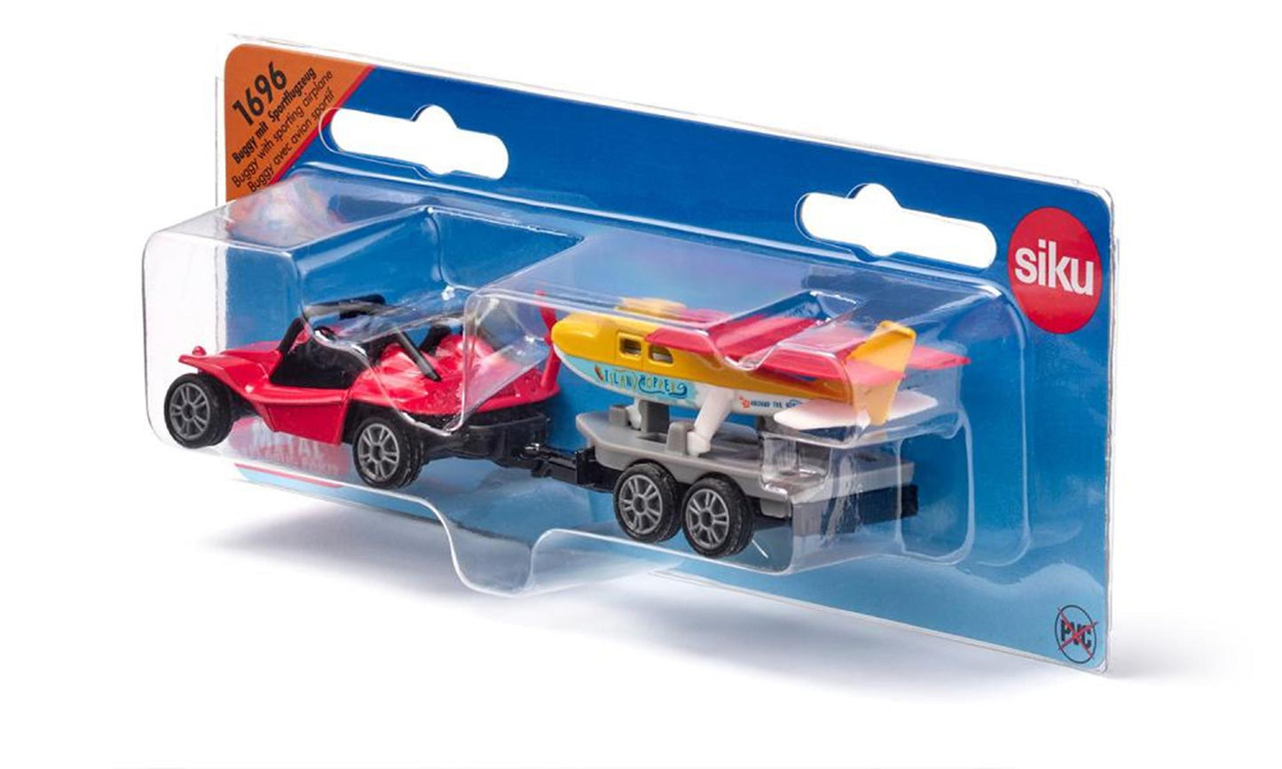 Buggy Siku con avión deportivo 1:87